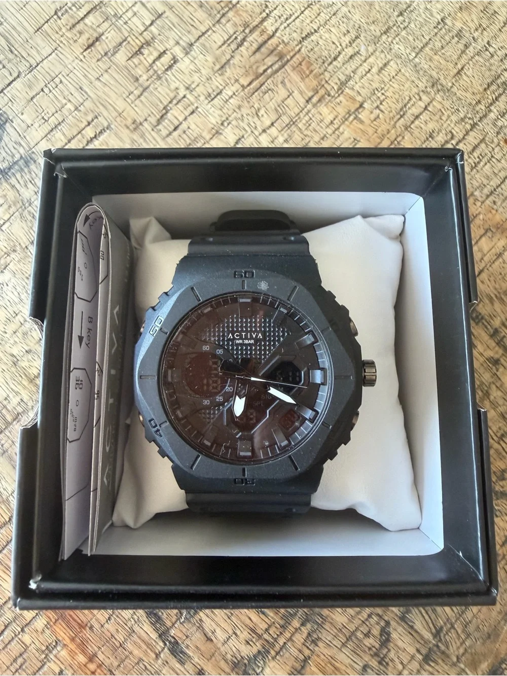 New in Box ACTIVA x Invicta Hybrid Watch 48mm - Sporty Digital Analog, 30M WR